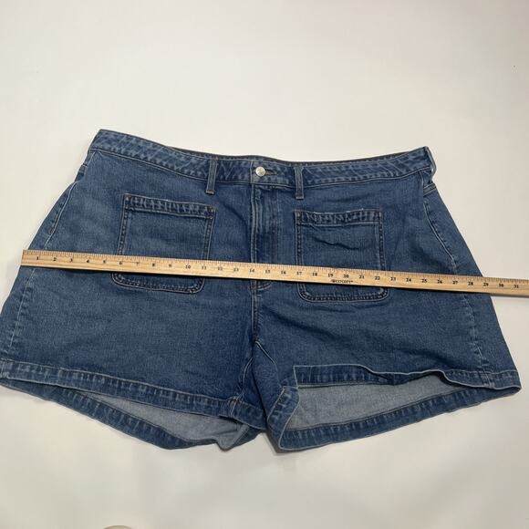 Madewell Sz 22W The Denim Emmett Short: Patch Pocket Edition - Picture 8 of 12